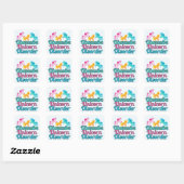 Cute obsessieve Unicorn Disorder Vierkante Sticker (Vel)
