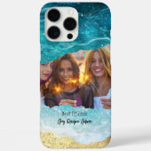 Cute Ocean/Beach Besties/Friends Custom Photo Case-Mate iPhone Case (Achterkant)