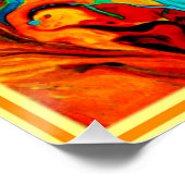 Cute Ocean Pattern Art. Nu kopen Perfect Poster (Hoek)