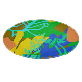 Cute Ocean Pattern. Bestel nu Snijplank (Hoek)