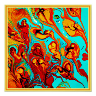 Cute Ocean Patterns Art. Buy Now Perfect Poster