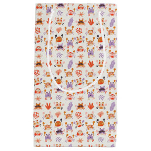 Cute Ocean Zee Friends Coral Crab Waterverf Klein Cadeauzakje