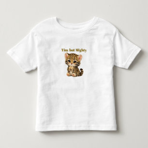Cute Ocelot Peuter T-Shirt – Klein katje