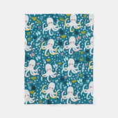 Cute Octopus Blanket Fleece Deken (Voorkant)