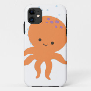 Cute Octopus Cartoon iPhone 11 Hoesje