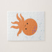 Cute Octopus Cartoon Legpuzzel (Horizontaal)