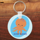 Cute Octopus Cartoon Sleutelhanger (Voorkant)
