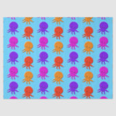 Cute Octopus Drawings Cuistom Tissuepapier (Voorkant)