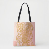 Cute Octopus Line Art Illustratie in Roze