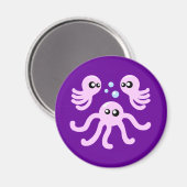 Cute Octopus Magneet (Voorkant / Achterkant)