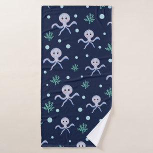 Cute Octopus Patroon Badhanddoek