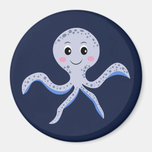 Cute Octopus Patroon Magneet