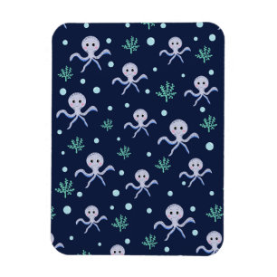 Cute Octopus Patroon Magneet