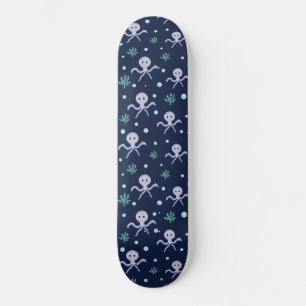 Cute Octopus Patroon Skateboard