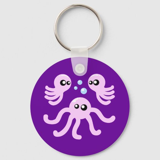 Cute Octopus Sleutelhanger (Voorkant)