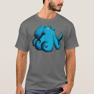 Cute octopus sticker Fantasy art T-shirt