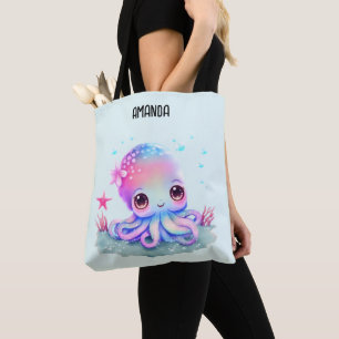 Cute Octopus Zee creatie Draagtas