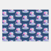 Cute Octopus Zee creatie Inpakpapier Vel (Voorkant)