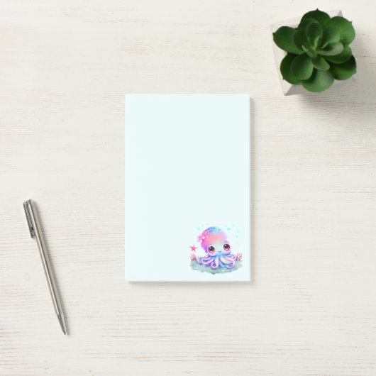 Cute Octopus Zee creatie Post-it® Notes (Kantoor)
