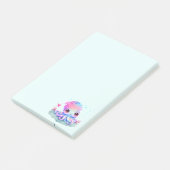 Cute Octopus Zee creatie Post-it® Notes (Schuin)