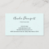 Cute Octopus Zee creatie Visitekaartje (Achterkant)