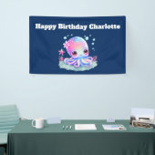 Cute Octopus Zee Creature Birthday Spandoek (Beurs)