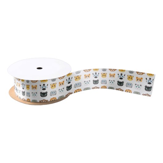 Cute Oerwoud Animals Patroon Lint (Spoel)