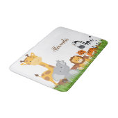 Cute Oerwoud Baby Animals Bath Mat (Gekanteld)