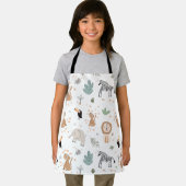 Cute Oerwoud Rainforest Animals Patroon Schort (Insitu)