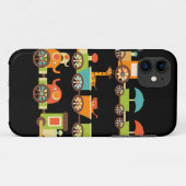 Cute Oerwoud Safari Animals Train Gifts Kinder Bab Case-Mate iPhone Case (Achterkant (horizontaal))