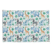 Cute Oerwoud Wild Animals Kussensloop Set (Achterkant-Rechts)