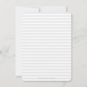 Cute Oh Boy Mustache Baby Shower Invitations Kaart (Achterkant)