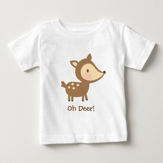 Cute Oh Deer Pun Humor voor baby's (Voorkant)