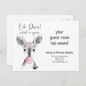 Cute Oh Deer wat een jaar durende aankondiging (Voorkant / Achterkant)