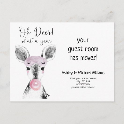 Cute Oh Deer wat een jaar durende aankondiging (Voorkant)