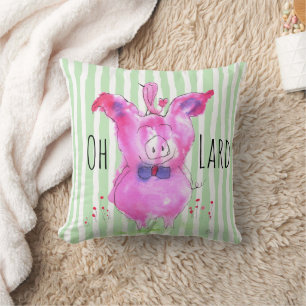 Cute Oh Lard Pink Sierkussen