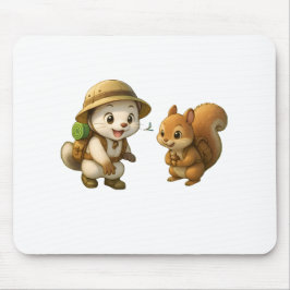 Cute Okojo and Squirrel – Okojo and Friends Muismat