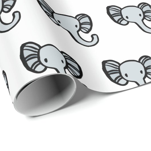 Cute olifant cadeaupapier (Rol Hoek)