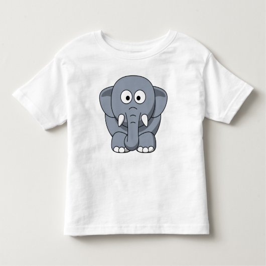 Cute olifant vol kinder shirts (Voorkant)