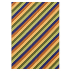 Cute Olive Sage Marine Stripes Moyen Nappe