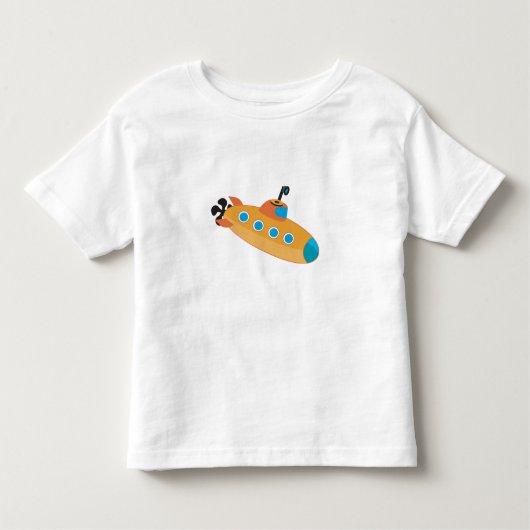 Cute Onderzeeboot  Kinder Shirts (Voorkant)