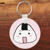 Cute Onigiri (rijstbal) Sleutelhanger (Voorkant)