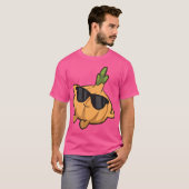 Cute Onion Fruit Relaxing Lazy Onion T-shirt (Voorkant volledig)