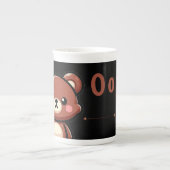 Cute Oops Teddy Bear Specialty Mug with Heart (Devant)