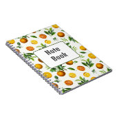 Cute Orange Fruit Aesthétique Livre de notes (Côté Droit)
