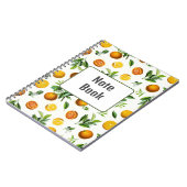 Cute Orange Fruit Aesthétique Livre de notes (Côté gauche)