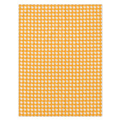 Cute Orange Ghost Pattern – Halloween Design Tafelkleed (Voorkant)