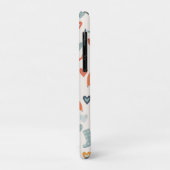 Cute Oranje Blue Spring Rainbow Clouds Pattern Case-Mate iPhone Case (Achterkant/links)