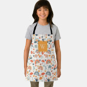 Cute Oranje Blue Spring Rainbow Clouds Pattern Schort (Insitu)