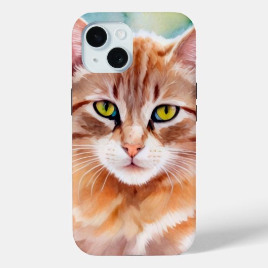 Cute Oranje Cat Case-Mate iPhone Case (Achterkant)